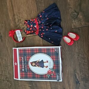 American Girl x Janie and Jack Welliewisher dress set